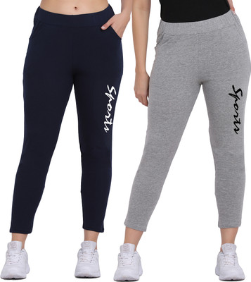Clothina Printed Women Multicolor Track Pants