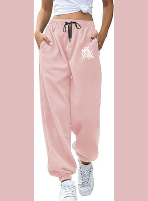 My Swag Solid Women Pink Track Pants