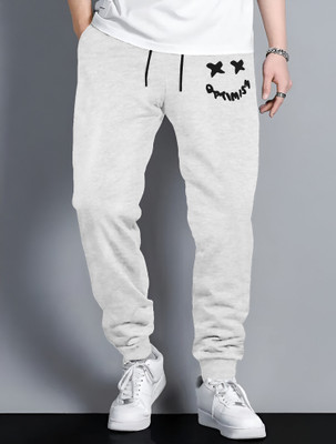 KELONBRO Printed Men White Track Pants