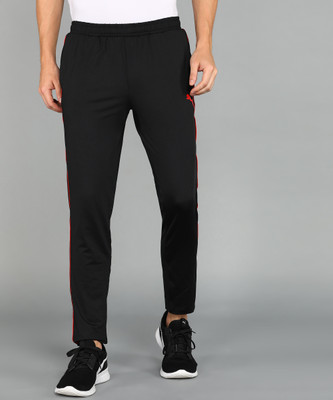 PUMA Solid Men Black Track Pants