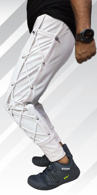 markview Solid Men White Track Pants