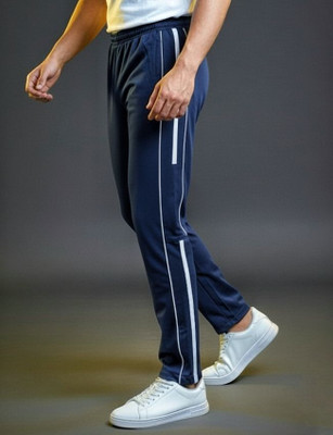 GAUTAM SPORTS Solid Men Black Track Pants