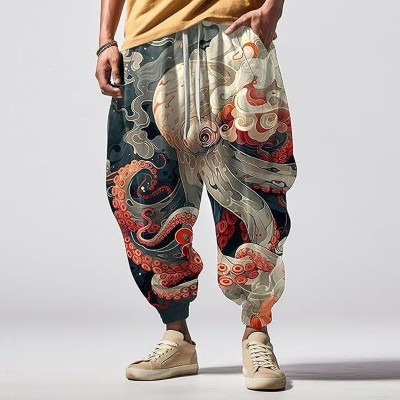 Flirty Soul Graphic Print Men Multicolor Track Pants