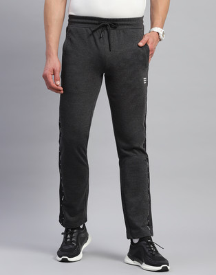 Rock.it Solid Men Black Track Pants