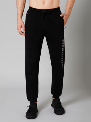 CANTABIL Solid Men Black Track Pants