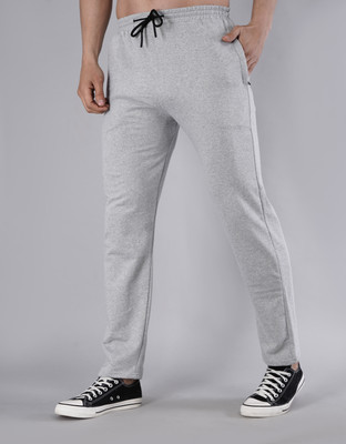 GARTEEN Solid Men Grey Track Pants