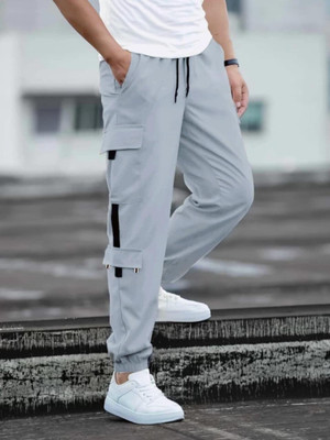 DEVICE OF HOVID FASION Solid Men Grey Track Pants