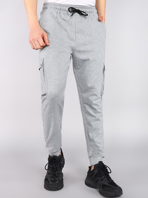 Moda Rapido Solid Men Grey Track Pants