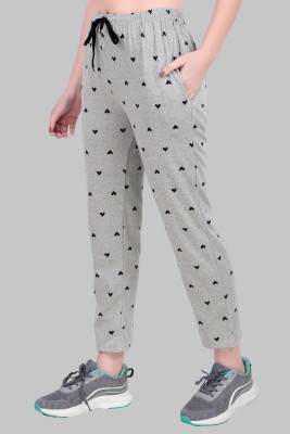 NANCE STORE Polka Print Women Grey Track Pants