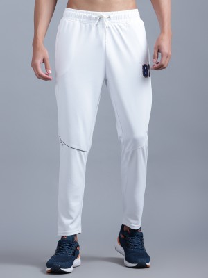 SHIV-NARESH Solid Men White Track Pants