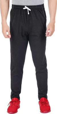 Wrodss Solid Men Grey Track Pants