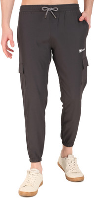 IDASS Solid Men Grey Track Pants