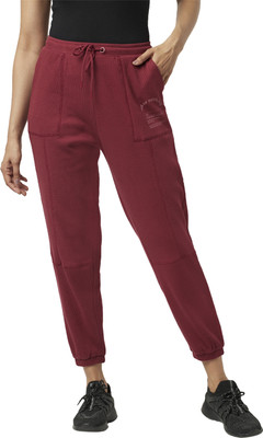 Ajile By Pantaloons Printed Women Red Track Pants