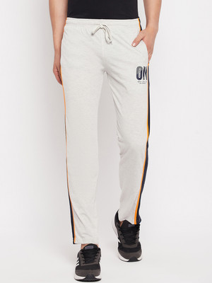 DUKE Striped Men Grey Track Pants