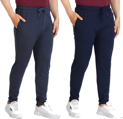 Guide Solid Men Dark Blue Track Pants