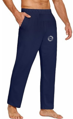 MRB Self Design Men Blue Track Pants