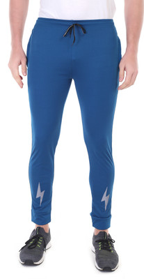 Mom's Cradle Solid Men Light Blue Track Pants
