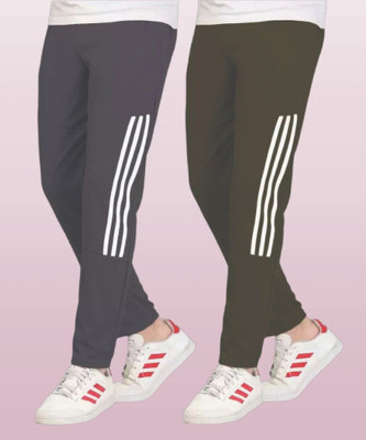 CLOTVIN TREND Striped Men Grey, Green Track Pants