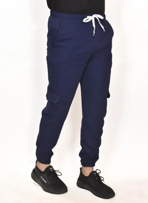 Vasan Solid Men Olive Track Pants