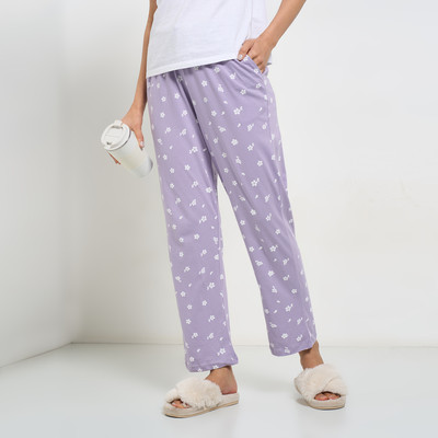 Dreamz by Pantaloons Printed Women Purple Track Pants