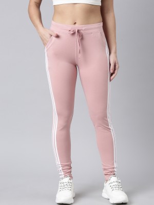 Showoff Solid Women Pink Track Pants