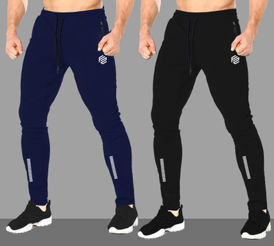 FLYZEN Self Design Men Multicolor Track Pants