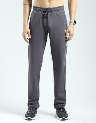 Rock.it Solid Men Grey Track Pants