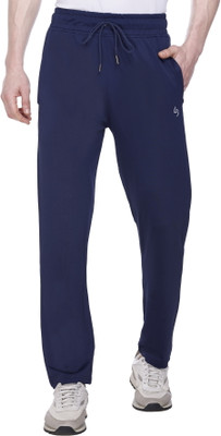 Leebonee Solid Men Dark Blue Track Pants