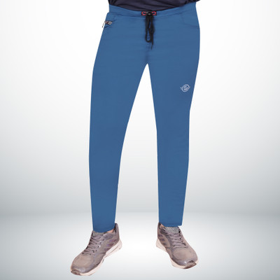 FRONT STYLE Self Design Men Grey Track Pants