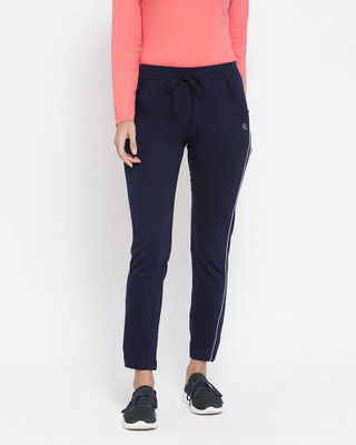 Macrowoman W-Series Striped Women Blue Track Pants