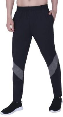 SINCE AGES Solid Men Black, Grey Track Pants