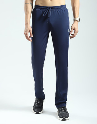 Rock.it Solid Men Blue Track Pants