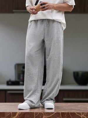 VALWICK Solid Men & Women Black Track Pants