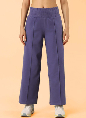 Cult Solid Women Blue Track Pants