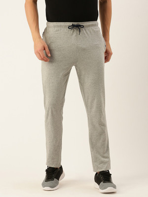 Macroman M-Series Solid Men Grey Track Pants