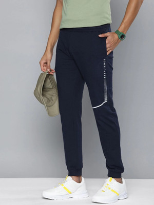HRX by Hrithik Roshan Printed Men Blue Track Pants