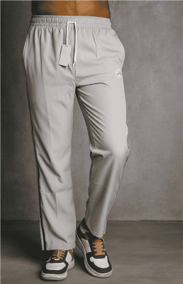 ALIMART Striped Men Grey Track Pants