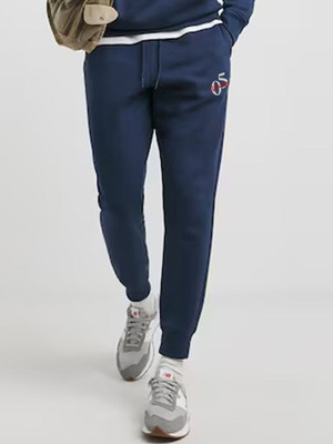 Moda Rapido Solid Men Blue Track Pants