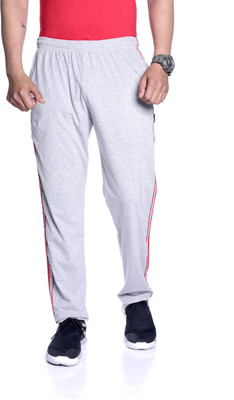 Zeffit Solid Men Grey Track Pants