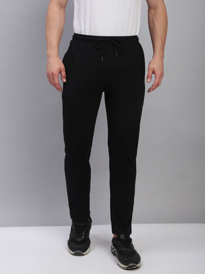 LUX cozi Solid Men Black Track Pants