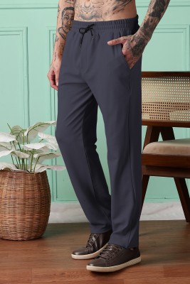 FOXTER Solid Men Grey Track Pants