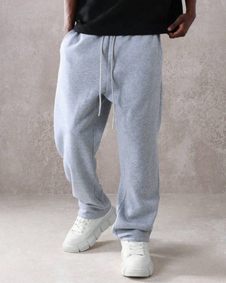Cloth N Code Solid Men Grey Track Pants
