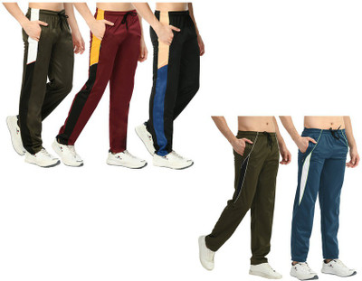 KAVYA Solid Men Multicolor Track Pants