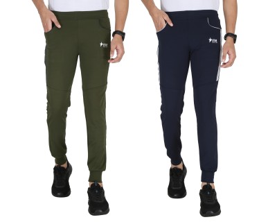 STAR THE VISION Solid Men Green, Blue Track Pants