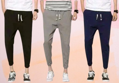mfb Solid Men Multicolor Track Pants