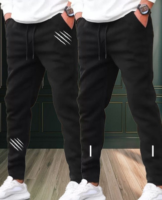 HouseOfCommon Solid Men Multicolor Track Pants