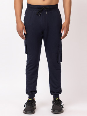GEE 5 Solid Men Dark Blue Track Pants