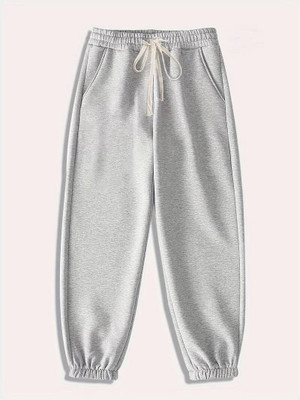 PROGENY Solid Men Grey Track Pants