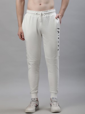 Free Authority Printed Men White Track Pants