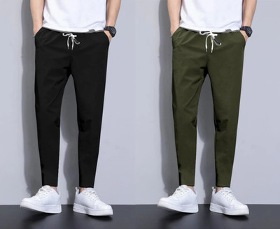 U GENIUS SPORTS Solid Men Multicolor Track Pants
